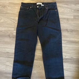 Mens Levi’s black jeans size 38x29